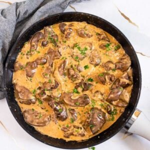 Sauteed Chicken Livers (Magyaros maj)