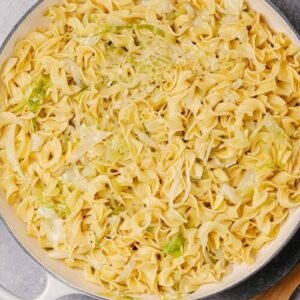 Noodles with Sauteed Shredded Cabbage (Kaposztas teszta)