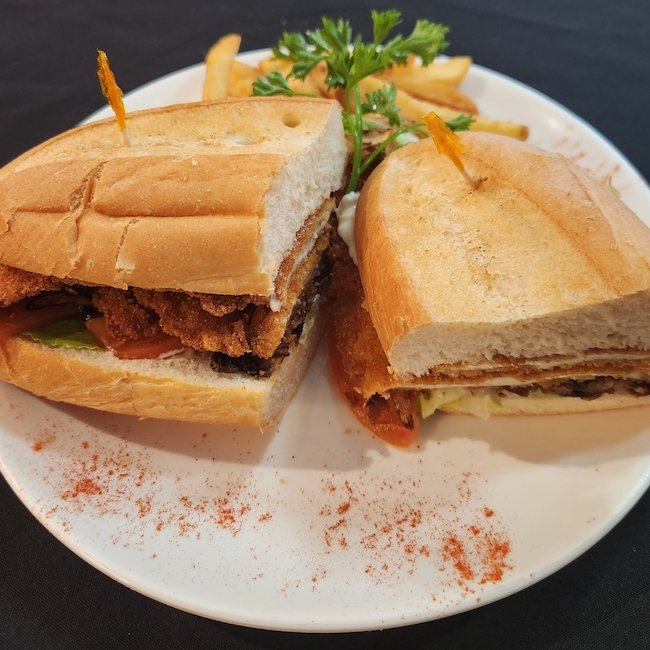 Wiener Schnitzel Sandwich - Budapest Restaurant